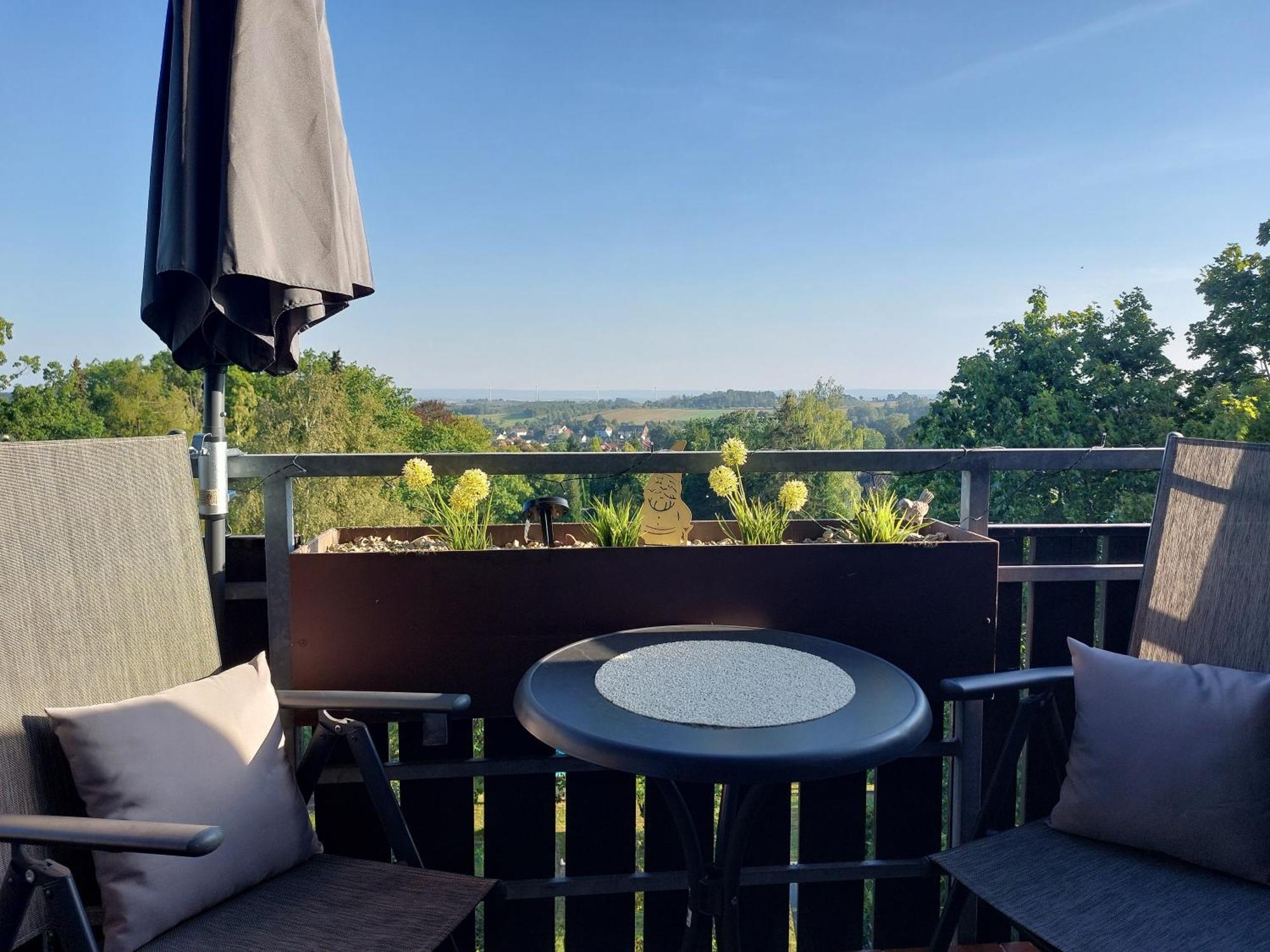 Ferienwohnung Gipfelglueck Mit Fernblick Und Strandkorb Bad Sachsa Extérieur photo